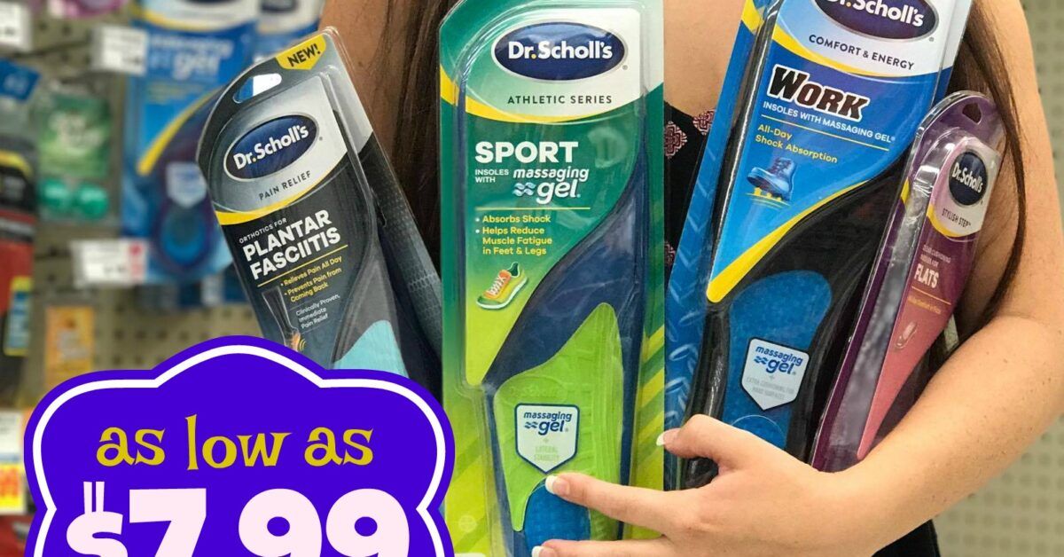NEW Dr. Scholl's Coupons | Inserts for as low as $7.99 at Kroger ...