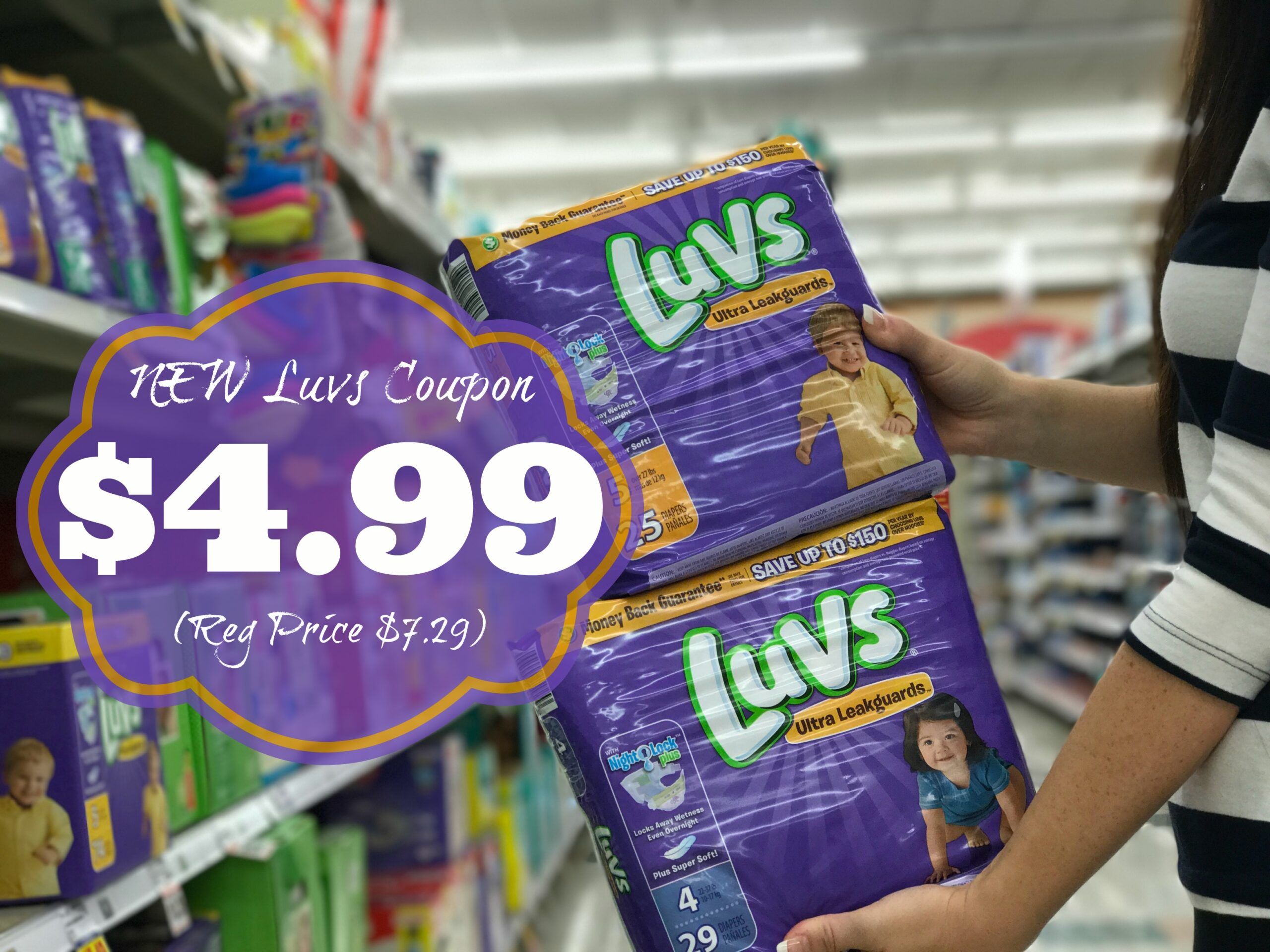 NEW Luvs Coupon = $4.99 Diapers at Kroger!! (Reg Price $7.29) - Kroger ...