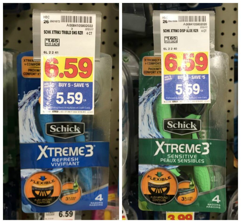 NEW Schick Razor Coupon | Xtreme3 Disposable Razors as low as $2.59 ...