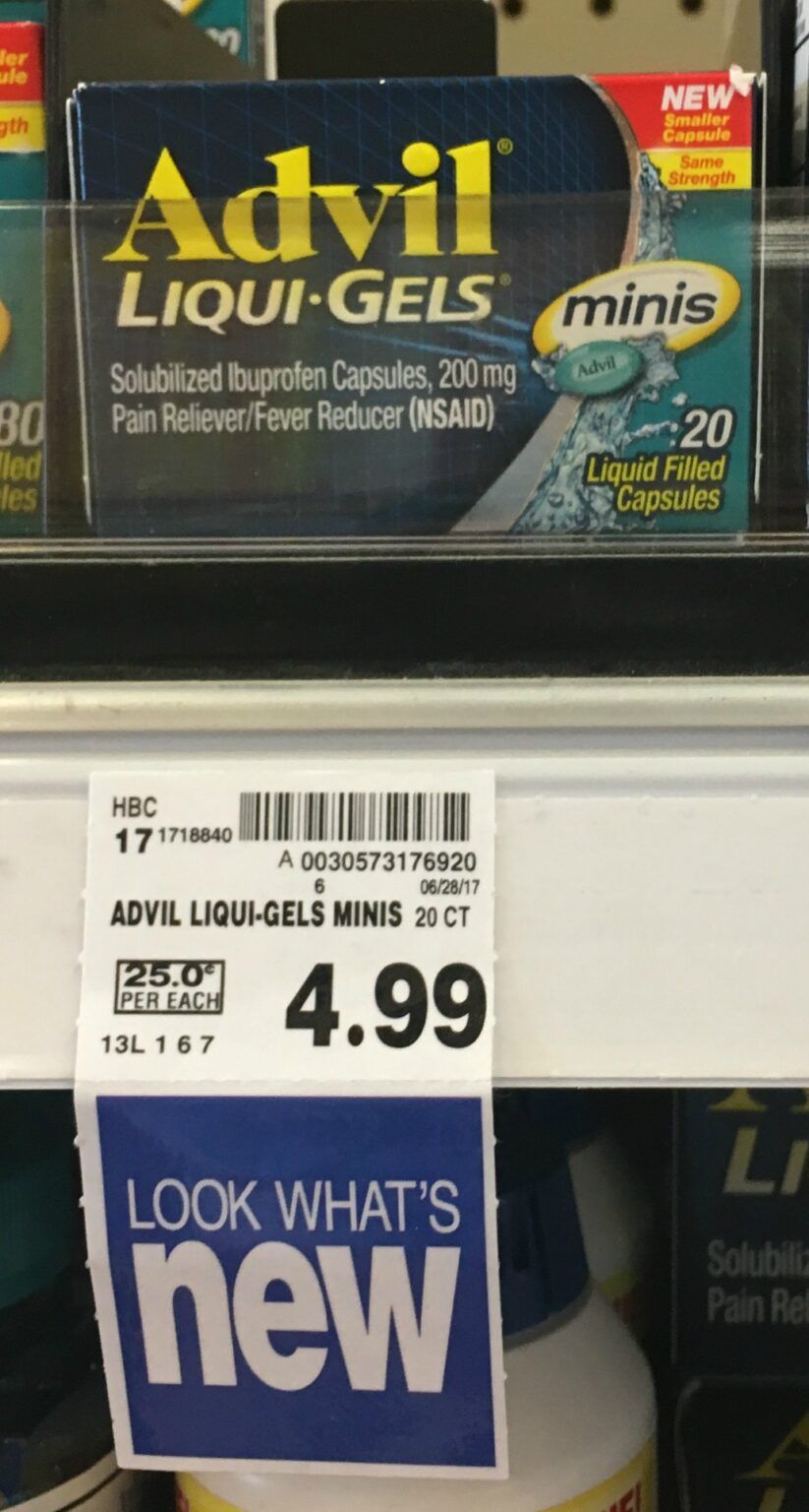 Advil Liqui-Gel Minis ONLY $3.99 at Kroger with NEW Coupon! - Kroger Krazy