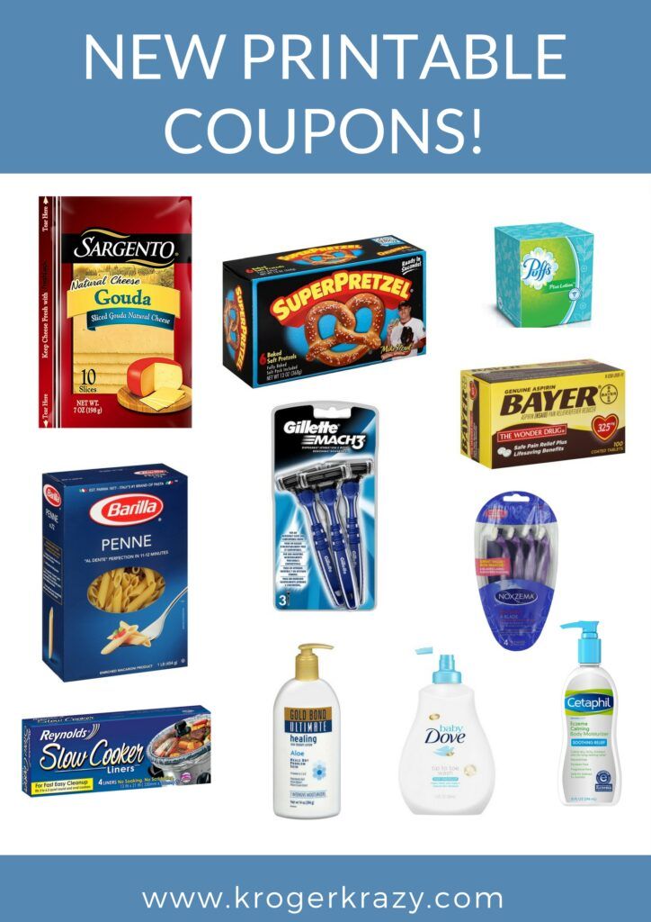 New Printable Coupons! Sargento, Neutrogena, Barilla, Baby Dove AND ...