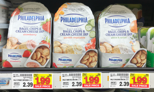 Philadelphia Bagel Chips & Cream Cheese Dip ONLY $1.49 at ...