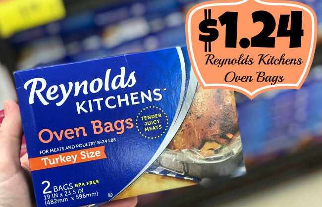 Reynolds Kitchens Oven Bags (2 ct) ONLY $1.24 at Kroger!! - Kroger Krazy