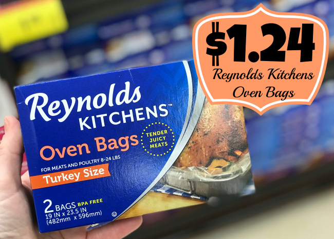 Reynolds Kitchens Oven Bags (2 ct) ONLY $1.24 at Kroger!! - Kroger