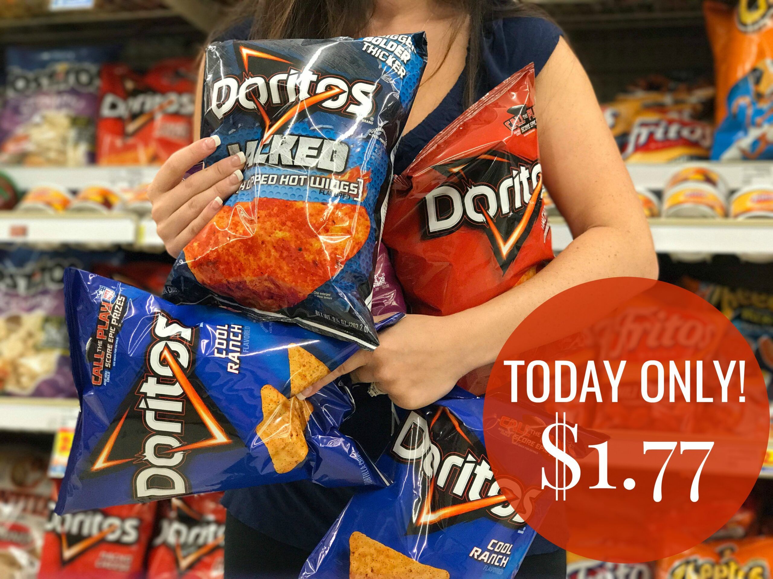 FLASH SALE!! Score Doritos for ONLY 1.77 each Today at Kroger (Reg 3.