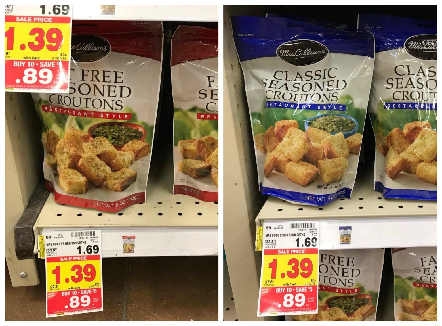Mrs. Cubbison's Croutons JUST $0.14 each During Kroger Mega Event ...