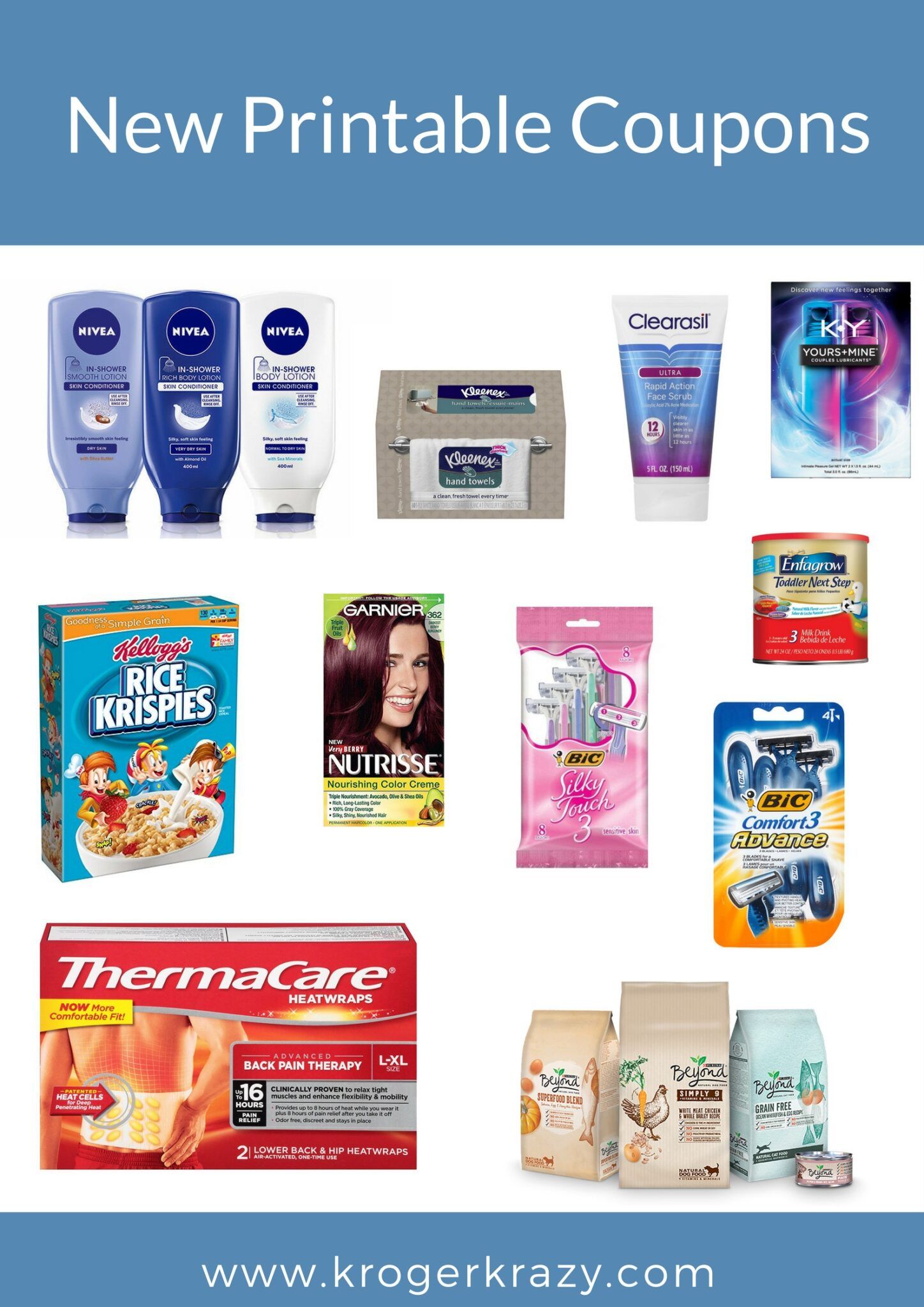 New Printable Coupons! Nivea, BiC Razors, Purina, L'Oreal, Charmin ...