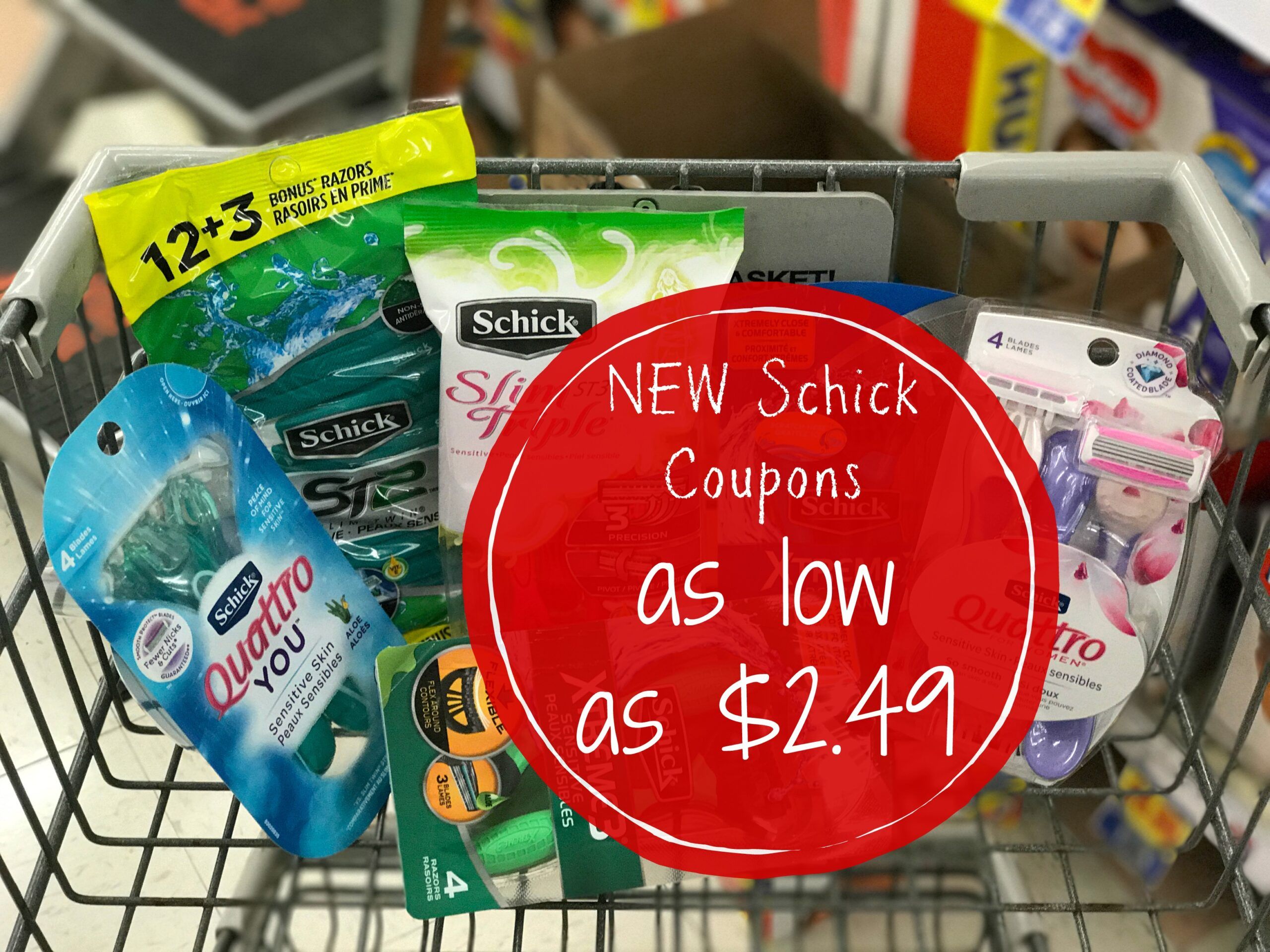 NEW Schick Razor Coupons + Kroger Deal Scenarios! - Kroger Krazy