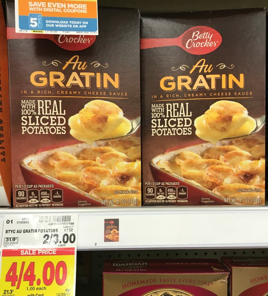 NEW Betty Crocker Coupon = Potatoes For Just $0.50 at Kroger! - Kroger ...