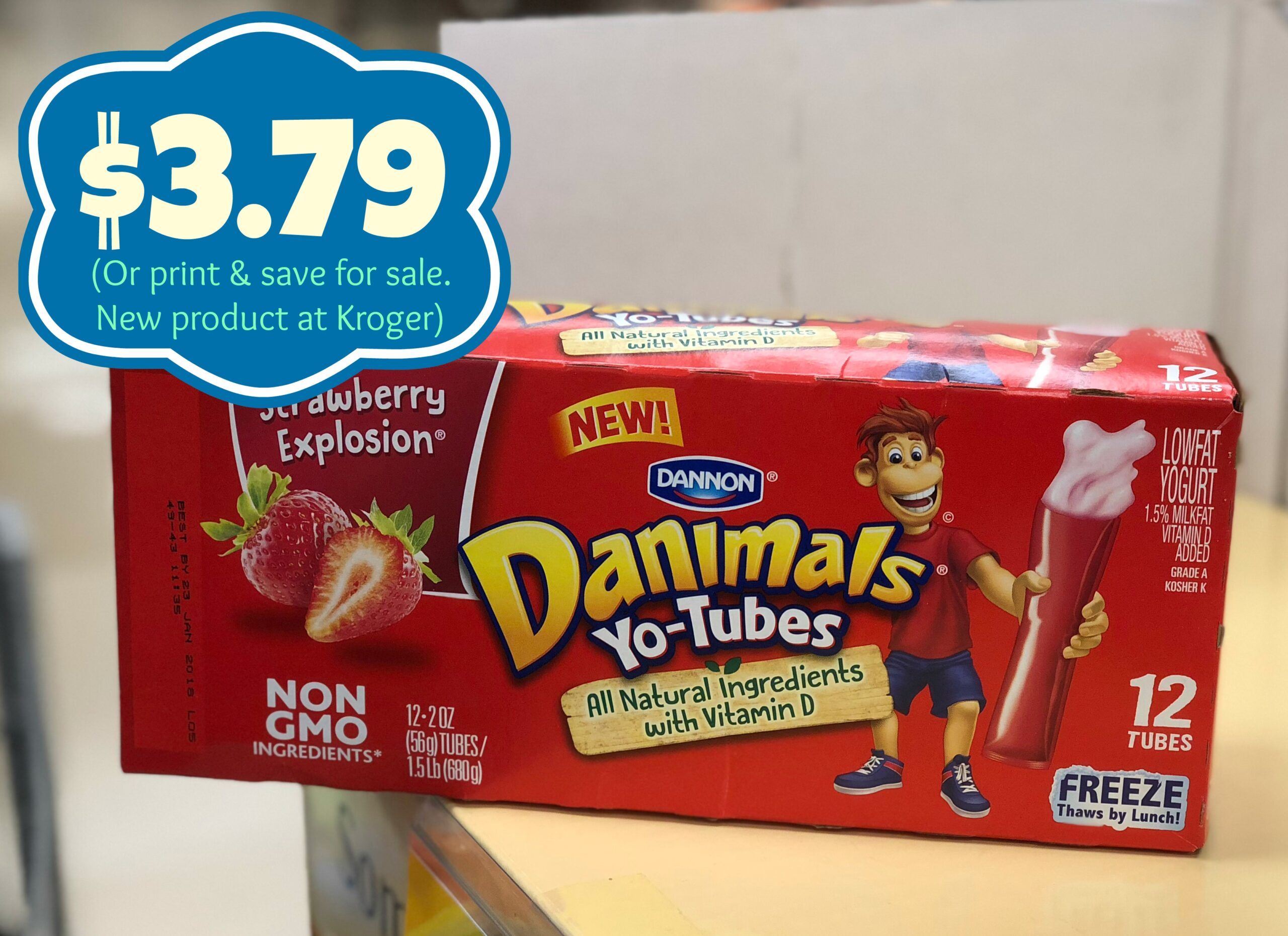 NEW Dannon Coupon | Danimals Yo-Tubes ONLY $3.79 at Kroger (or print ...