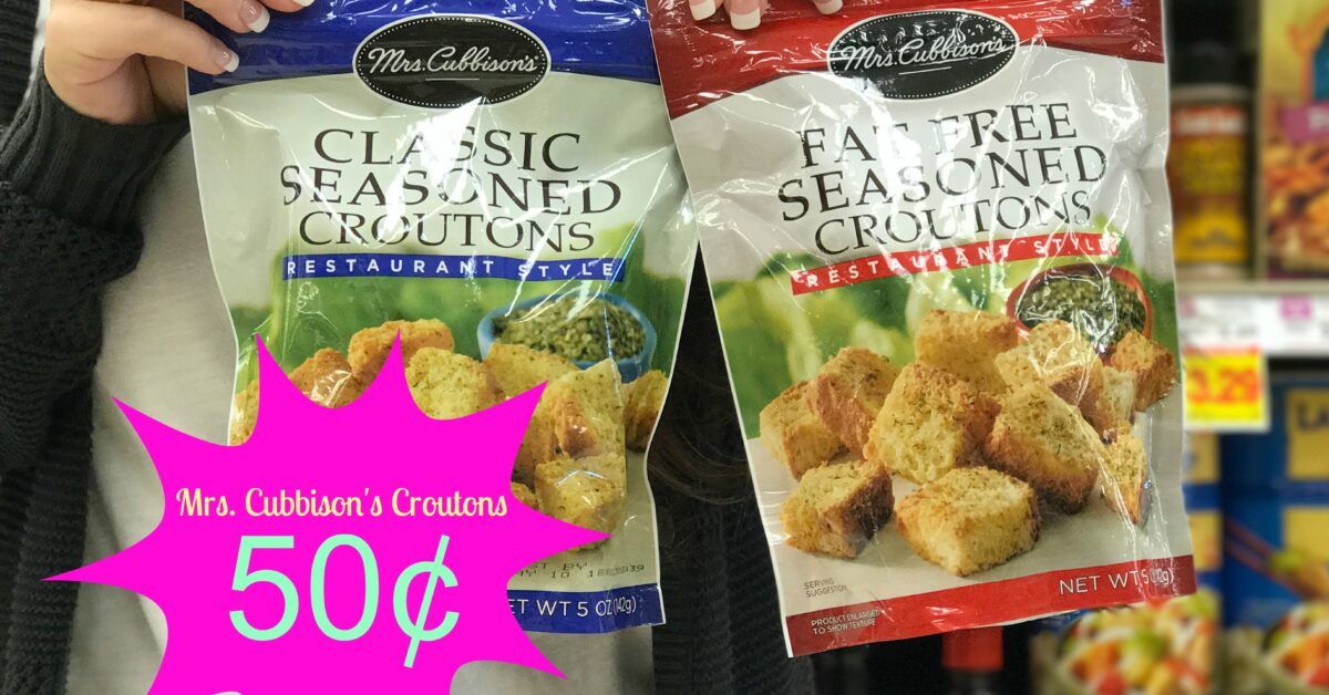Mrs. Cubbison's Croutons ONLY $0.50 with Kroger Mega Event! - Kroger Krazy