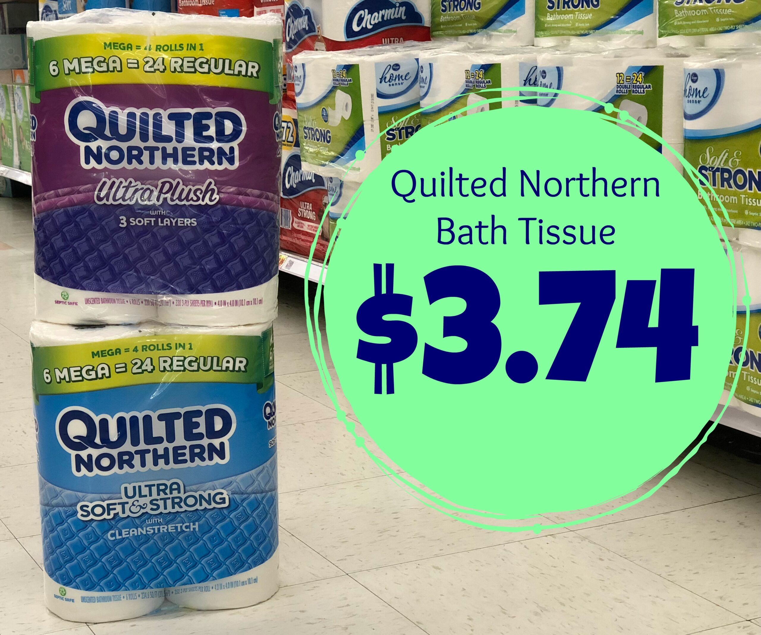 Quilted Northern Toilet Paper as low as 3.74 with Kroger Mega Event! Kroger Krazy