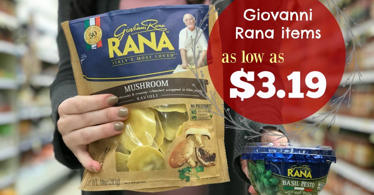 NEW Giovanni Rana Pasta &amp; Pasta Sauce Coupons + Kroger Deal Scenarios ...