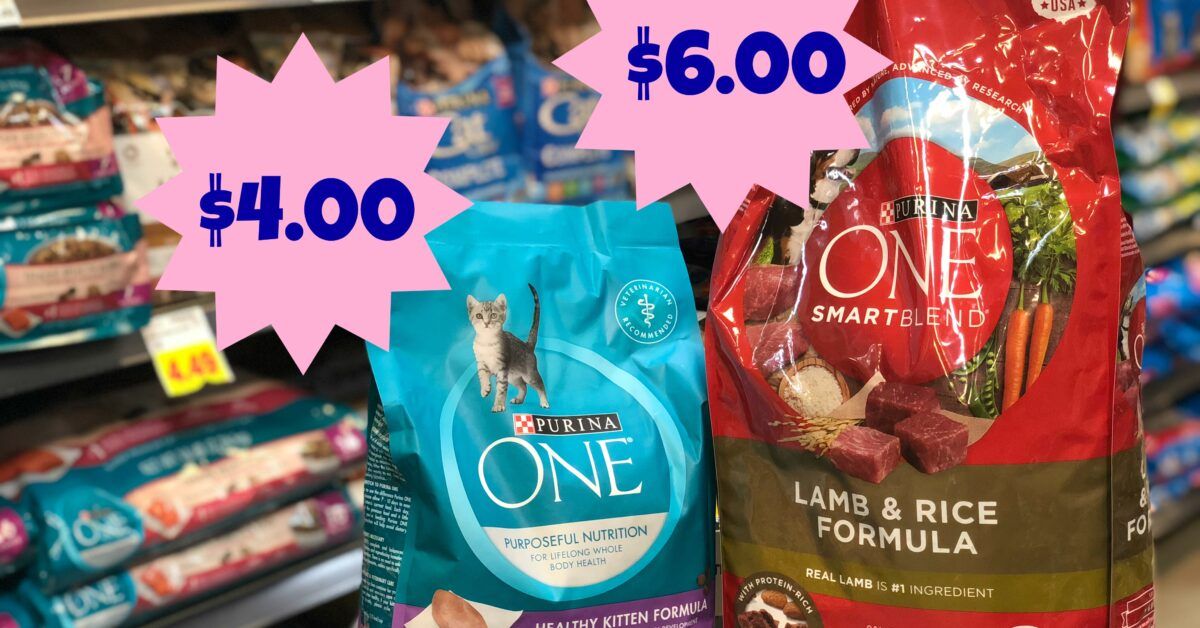 NEW Purina One Coupons | Dry Cat Food = $4.00 and Dry Dog Food = $6.00 ...