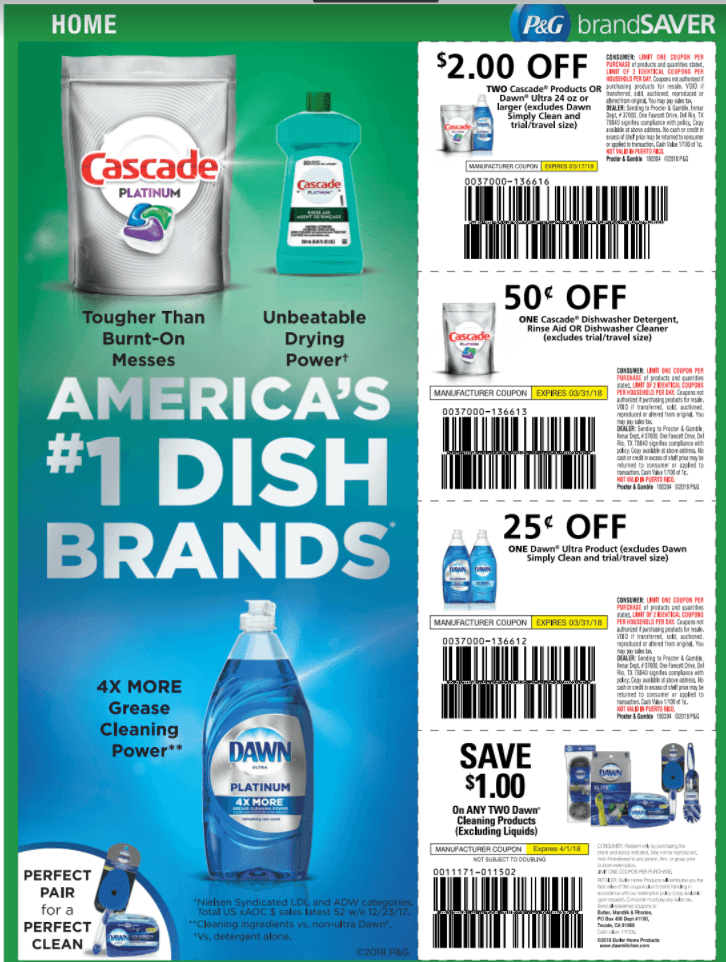 NEW Cascade Dawn Coupons Kroger Deal Scenarios Great Savings
