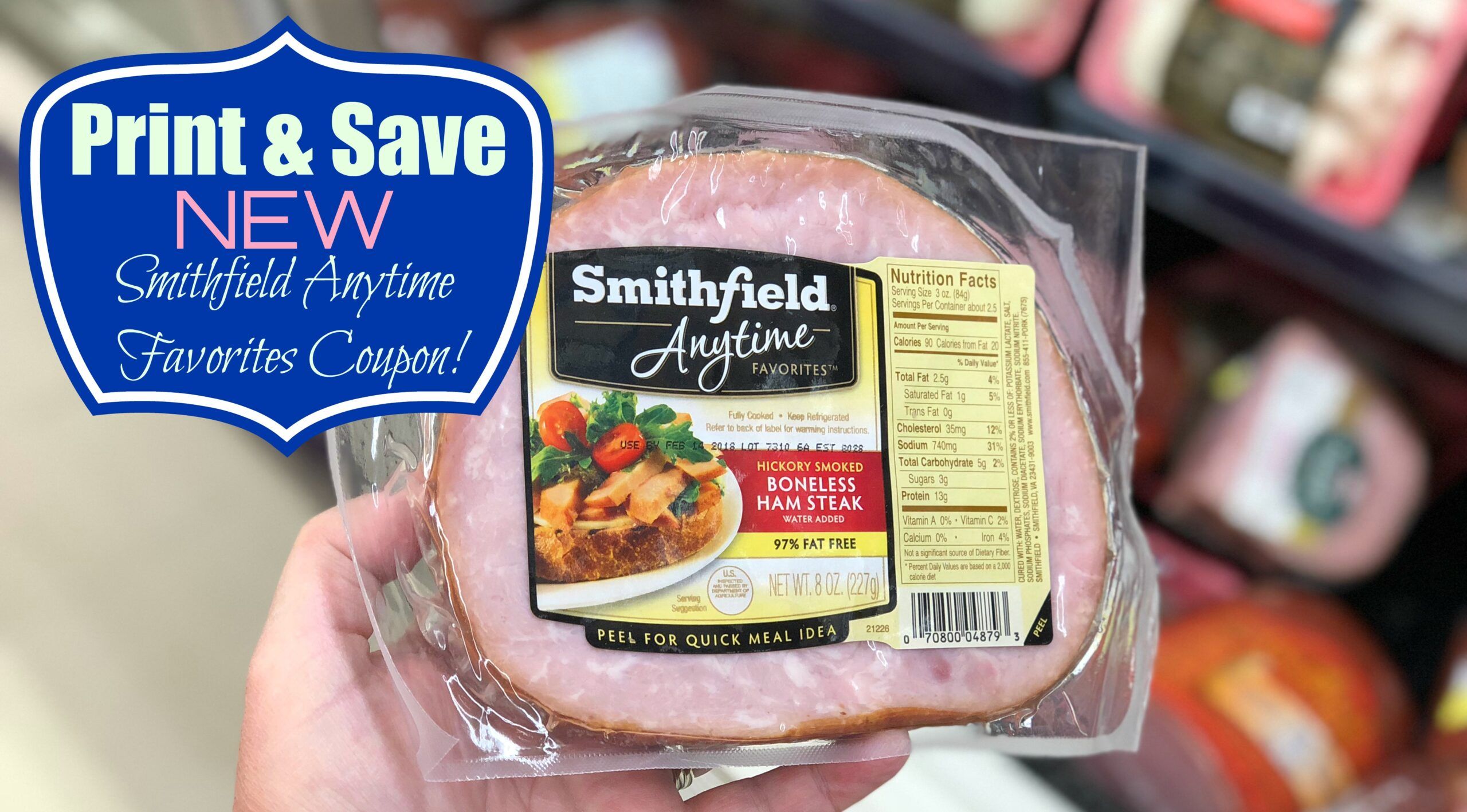 NEW Print &amp; Save Smithfield Anytime Favorites Coupon!! - Kroger Krazy