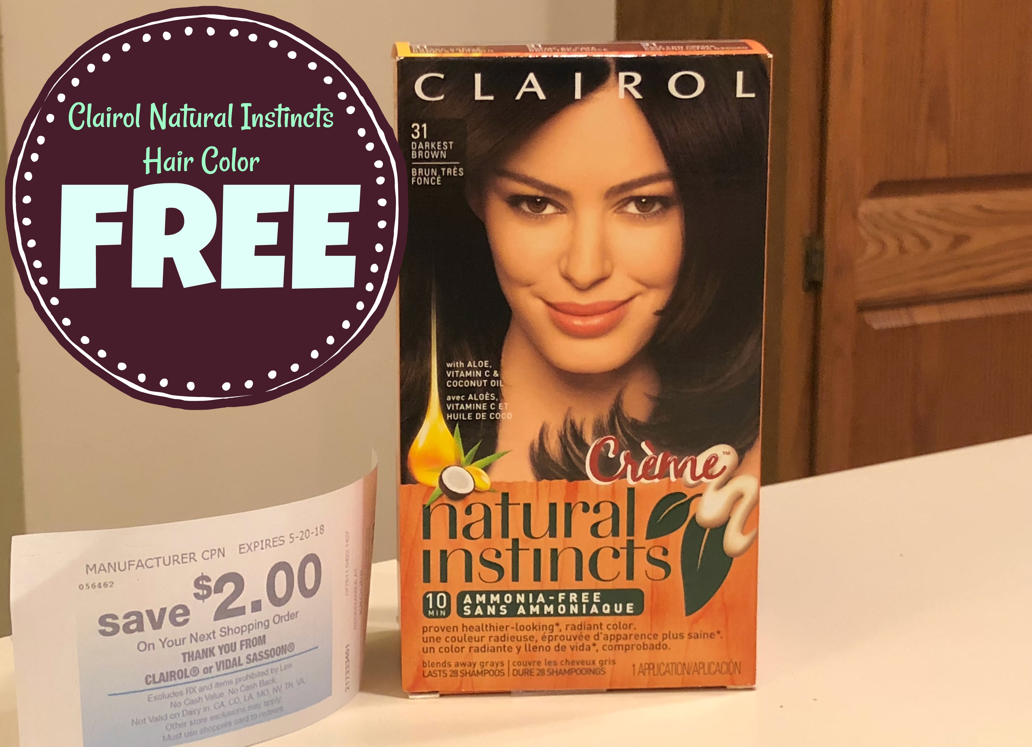 9. Clairol Natural Instincts Semi-Permanent Hair Color - Midnight Indigo - wide 4
