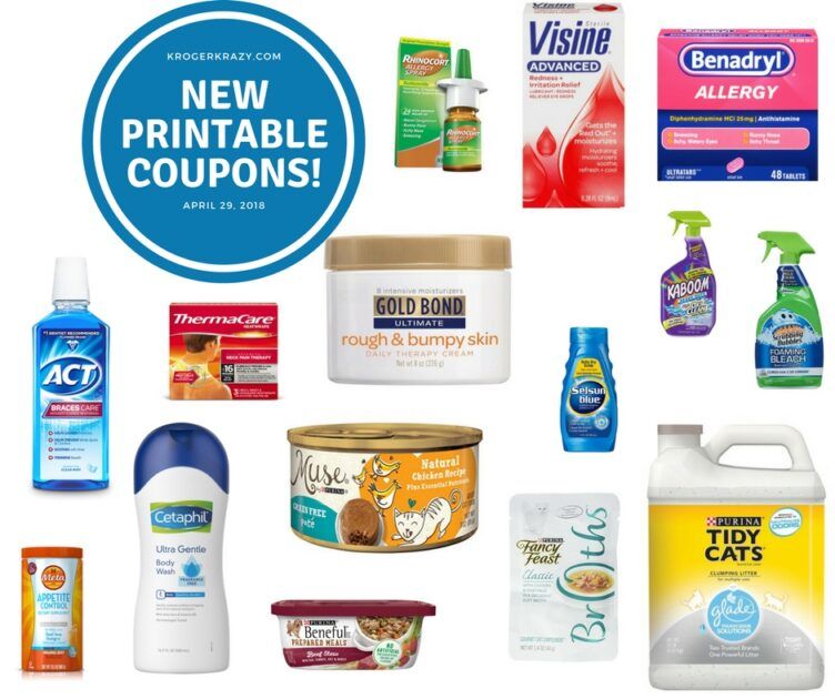 New Printable Coupons!!! Scrubbing Bubbles, Gold Bond, Benadryl, Purina, Huggies AND MORE ...