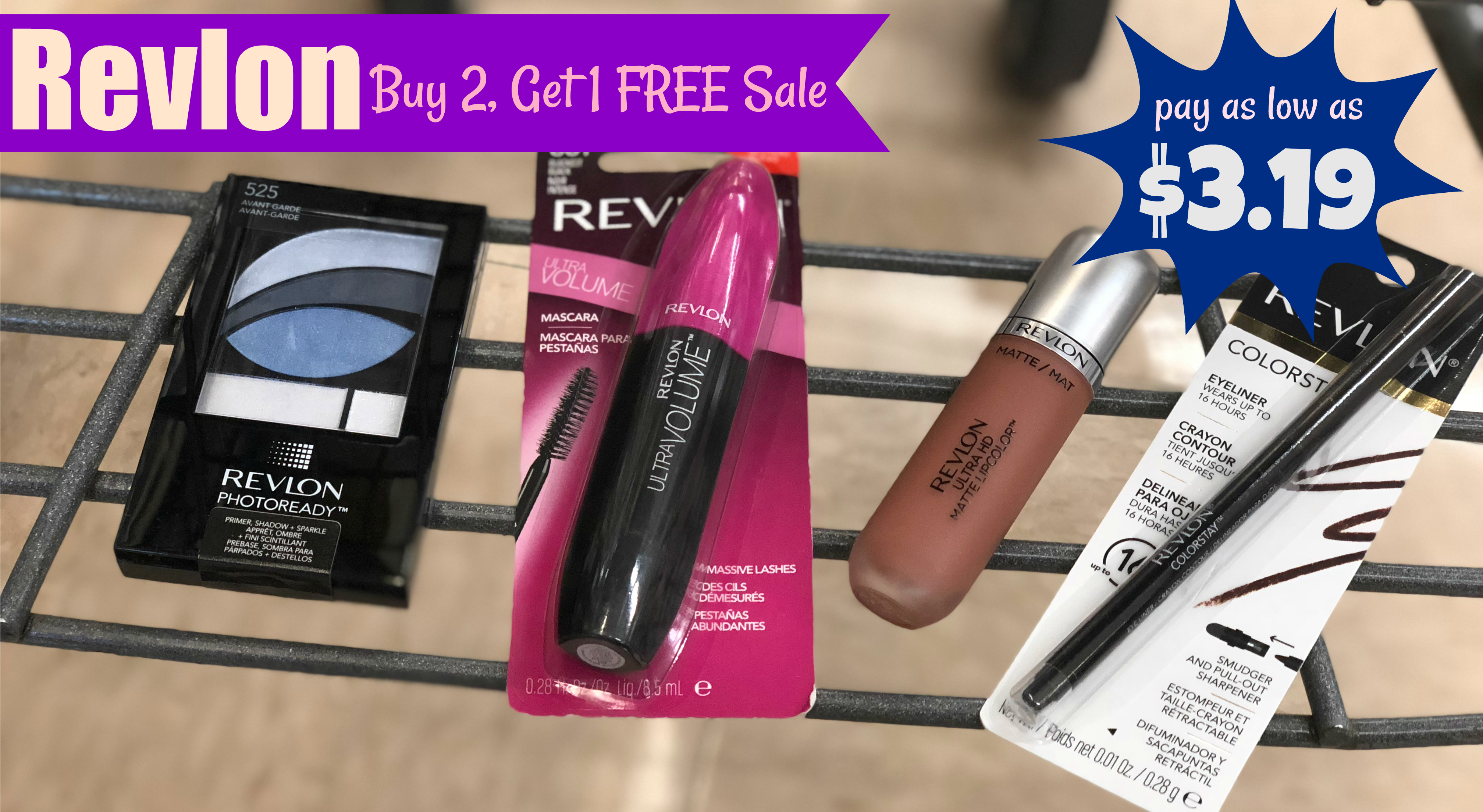 Revlon Makeup Deals at Kroger with B2G1 Free Sale! Pay as low as
