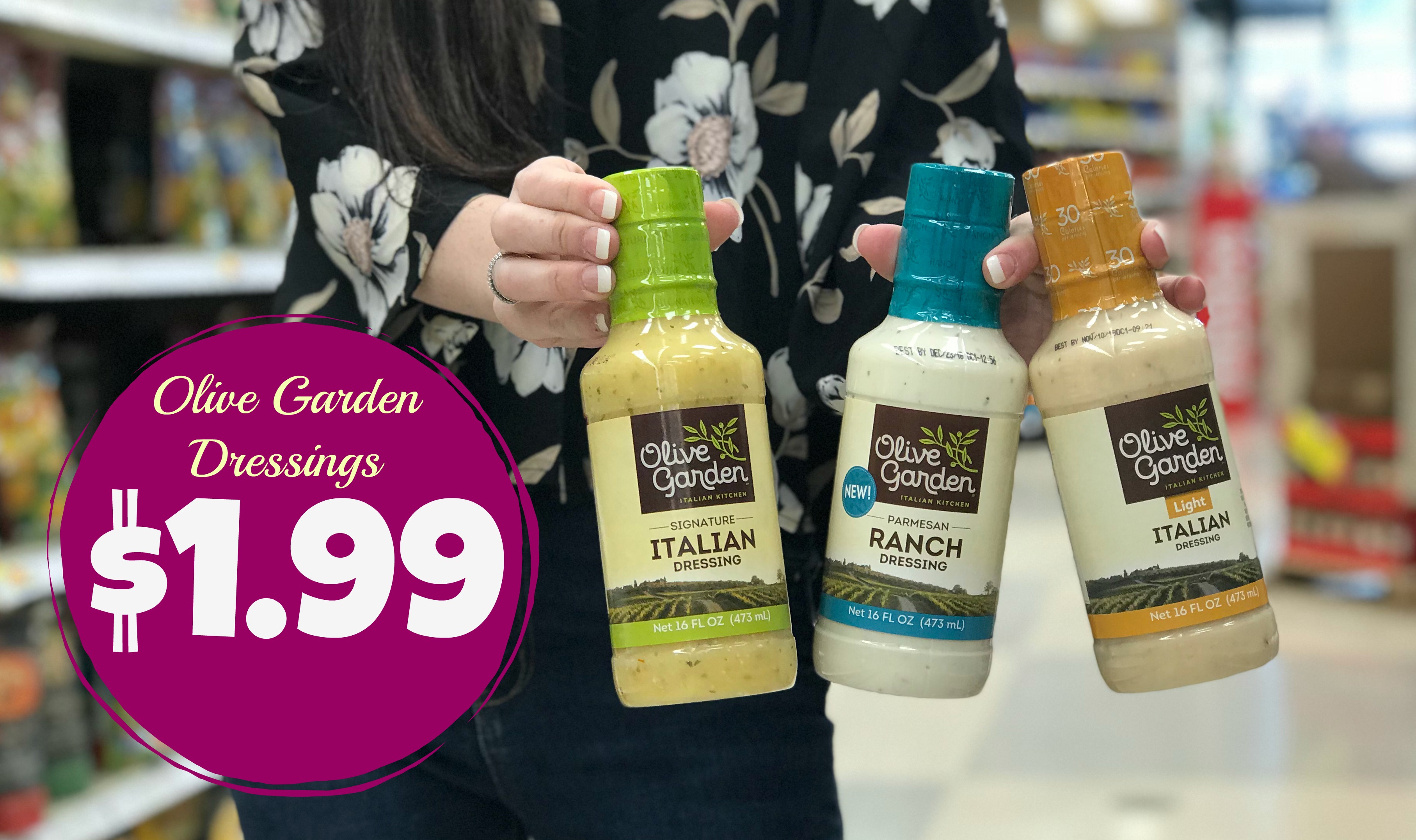 Pay Only 1 99 For Olive Garden Dressings Including Parmesan Ranch