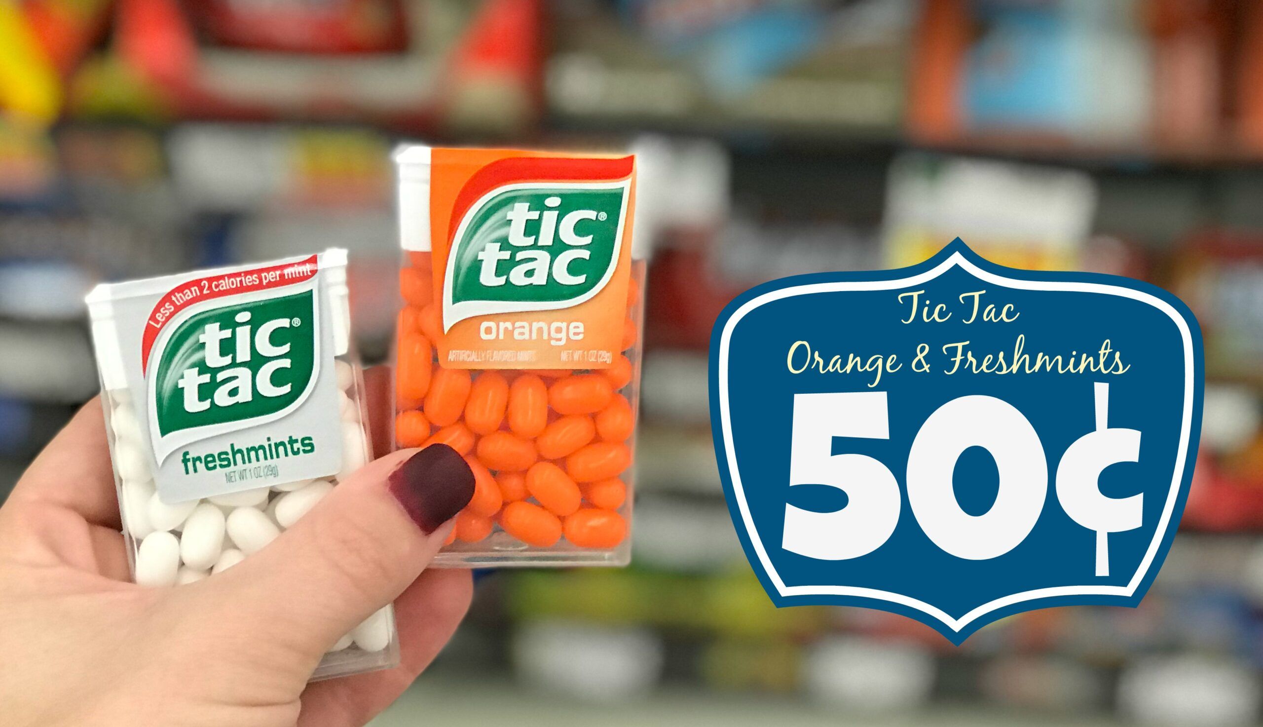 NEW Tic Tac Coupons | Mints ONLY $0.50 each at Kroger! - Kroger Krazy