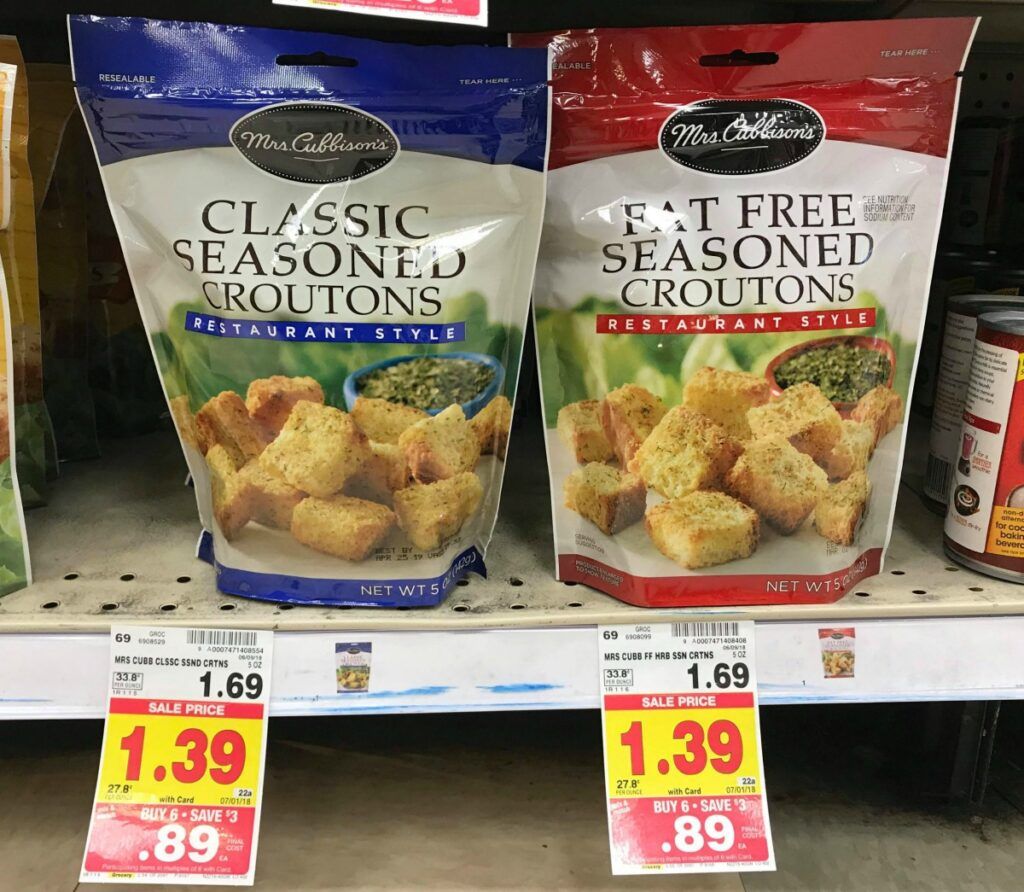 Mrs. Cubbison's Croutons as low as $0.14 with Kroger Mega Event ...