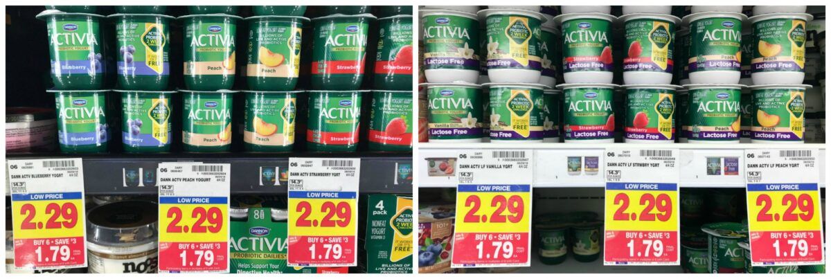 Dannon Activia (4 packs) ONLY $0.79 with Kroger Mega Event! - Kroger Krazy