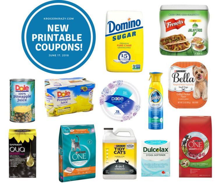 New Printable Coupons! Dole, DiGiorno, Domino Sugar, Excedrin, Clairol ...