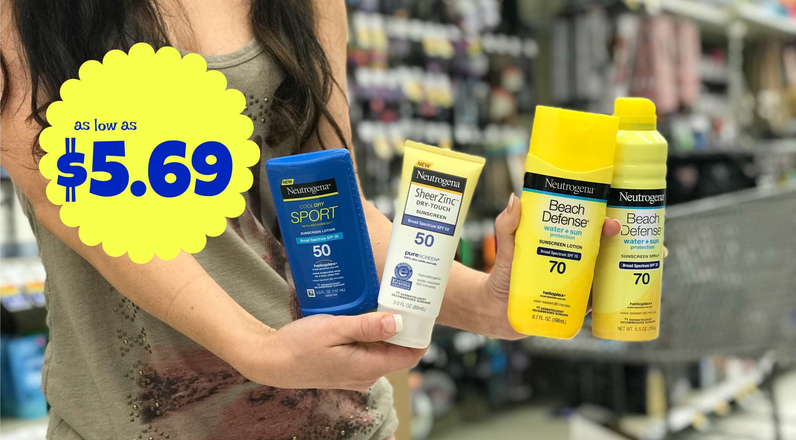 NEW Neutrogena Coupon | Sunscreen as low as $5.69 with Kroger Mega ...