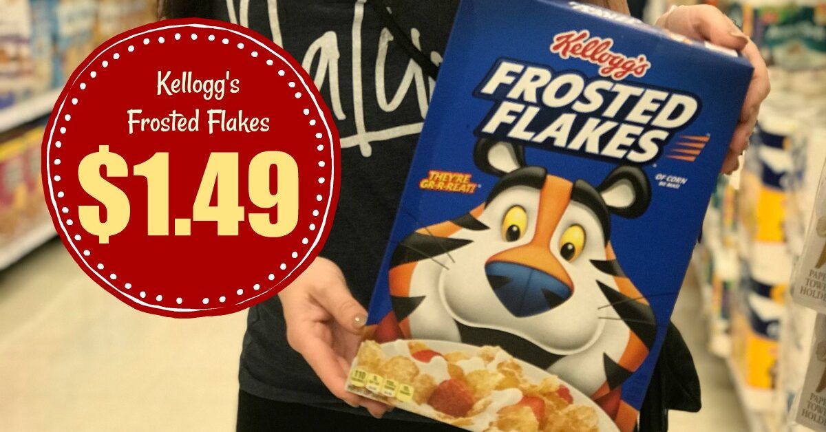 NEW Kellogg's Coupon | Frosted Flakes Cereal ONLY $1.49 with Kroger ...