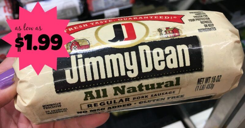 NEW Jimmy Dean Coupon | Fresh Pork Sausage as low as $1.99 for Kroger Mega Event! - Kroger Krazy