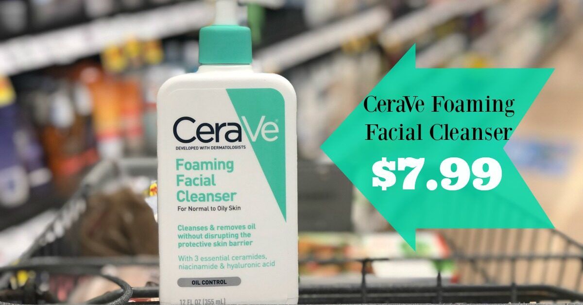 NEW CeraVe Facial Cleanser Coupon | $7.99 at Kroger! (Reg Price $12.99 ...