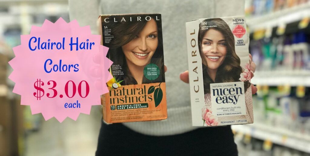 Clairol Hair Colors JUST 3.00 each During Kroger Mega Event!! Kroger