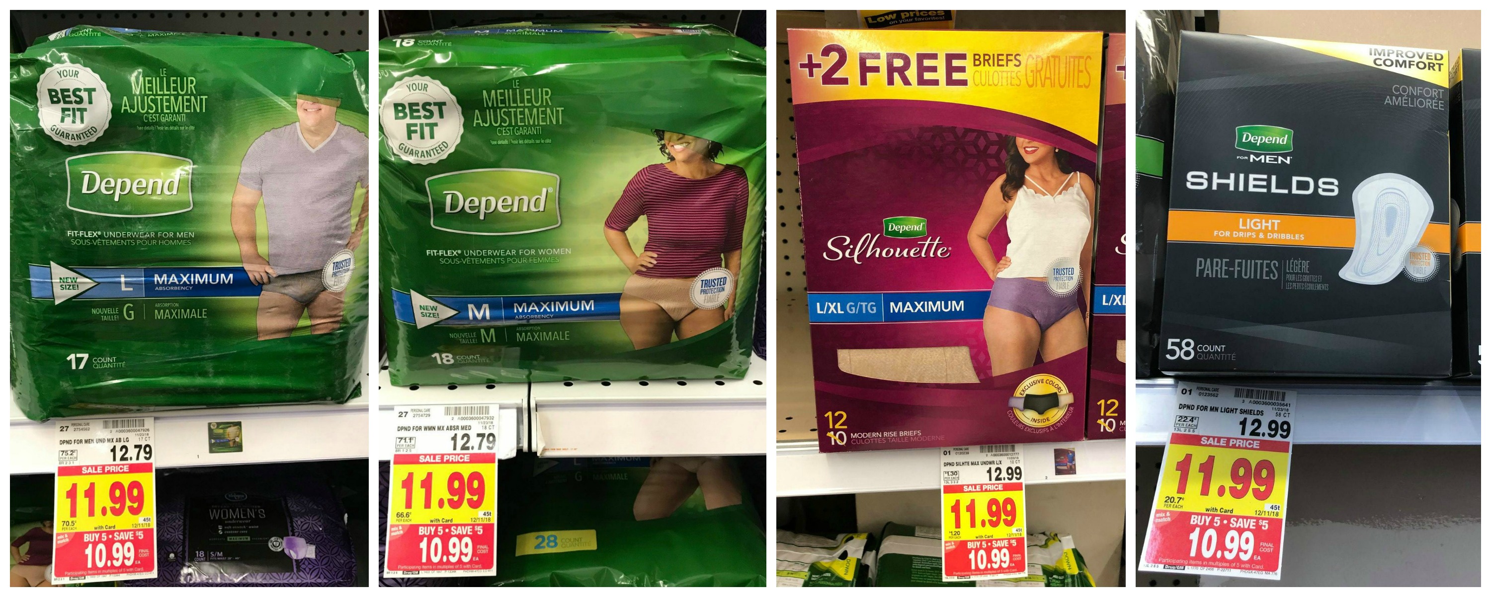 Great Deals on Depend and Poise with Kroger Mega Event! Pay as low as  $5.99! - Kroger Krazy