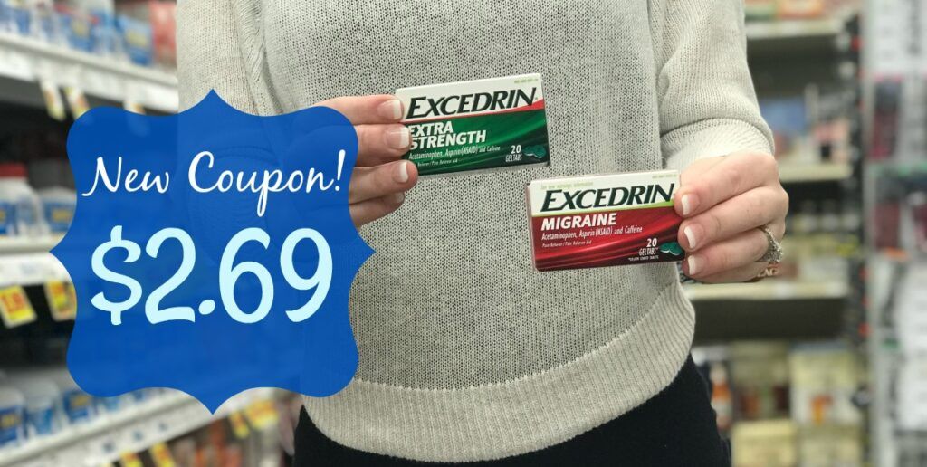 NEW Excedrin Coupon | Print &amp; Save OR Use NOW and Pay Just $2.69 at ...