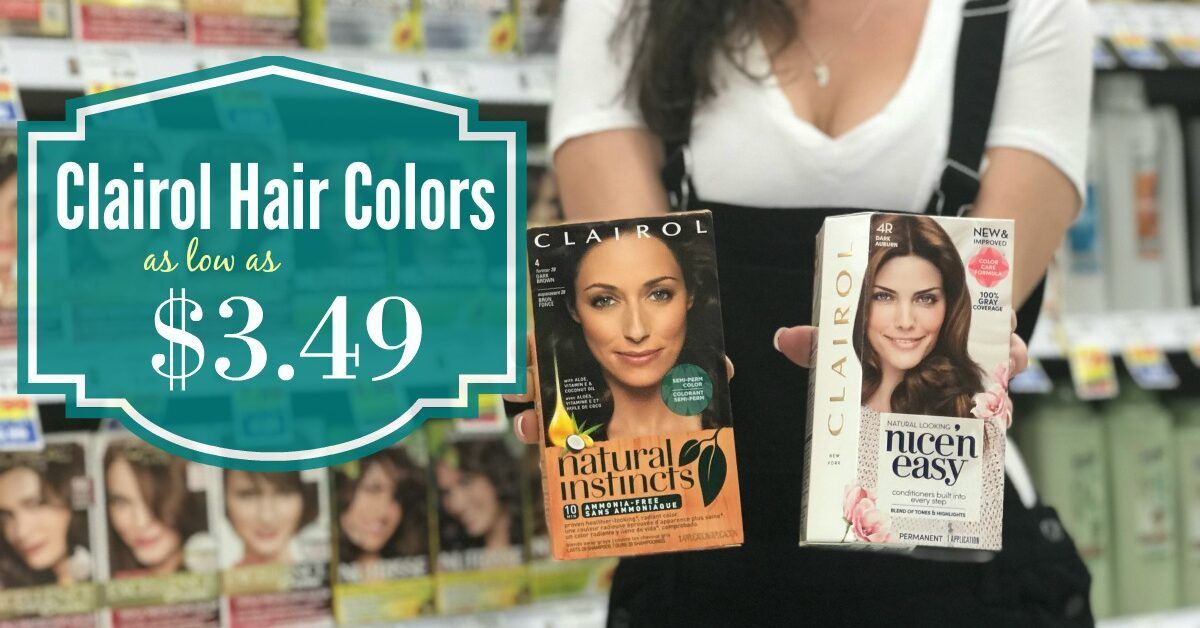 Clairol Hair Colors as low as 3.49 at Kroger! (Reg Price 8.29