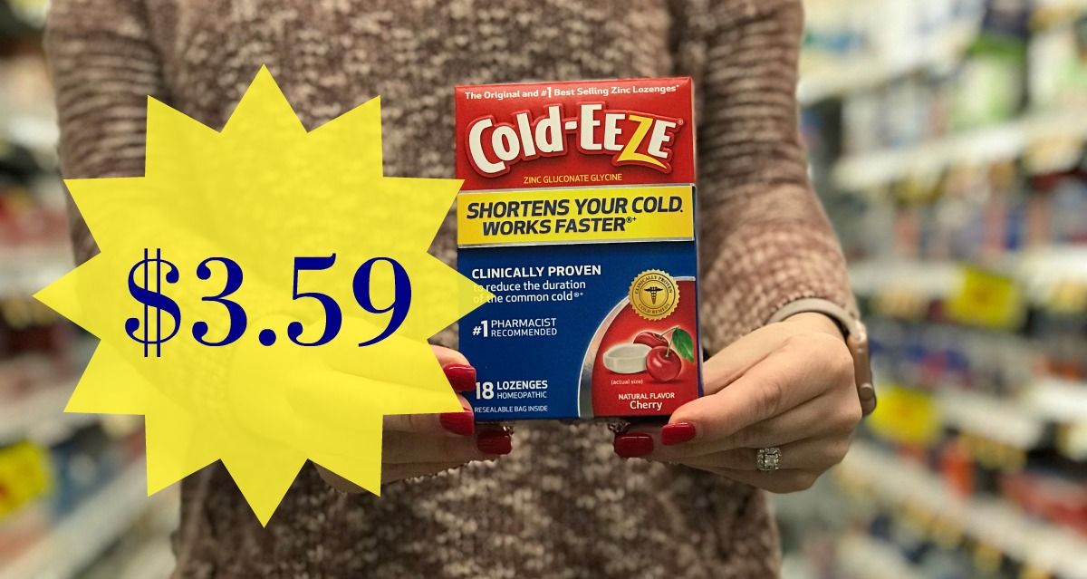 Cold-Eeze Lozenges ONLY $3.59 at Kroger! (Reg Price $6.39) - Kroger Krazy