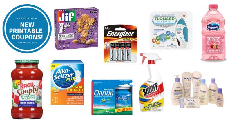 New Printable Coupons! Jif, Energizer, Ocean Spray, Scrubbing Bubbles ...