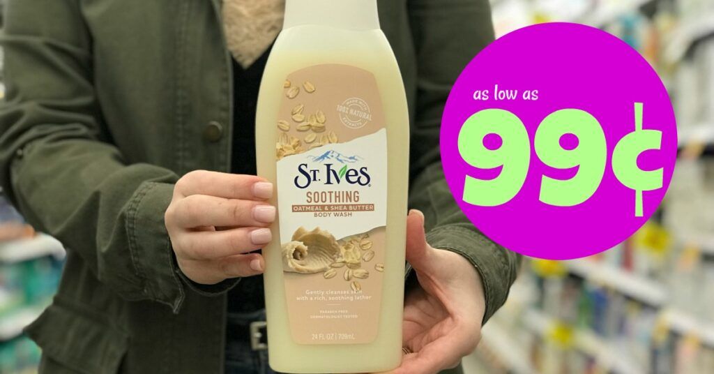 St. Ives Body Wash (24 oz) as low as 0.99 with Kroger Mega Event