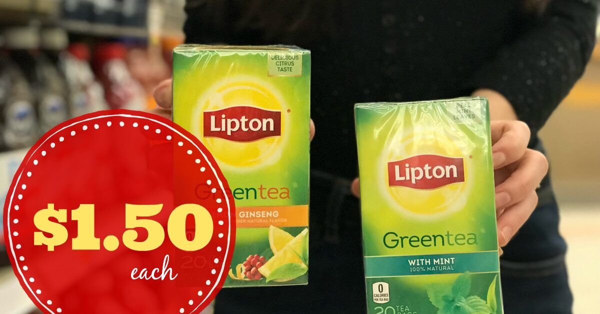Lipton Tea Bags JUST $1.50 each at Kroger!! - Kroger Krazy