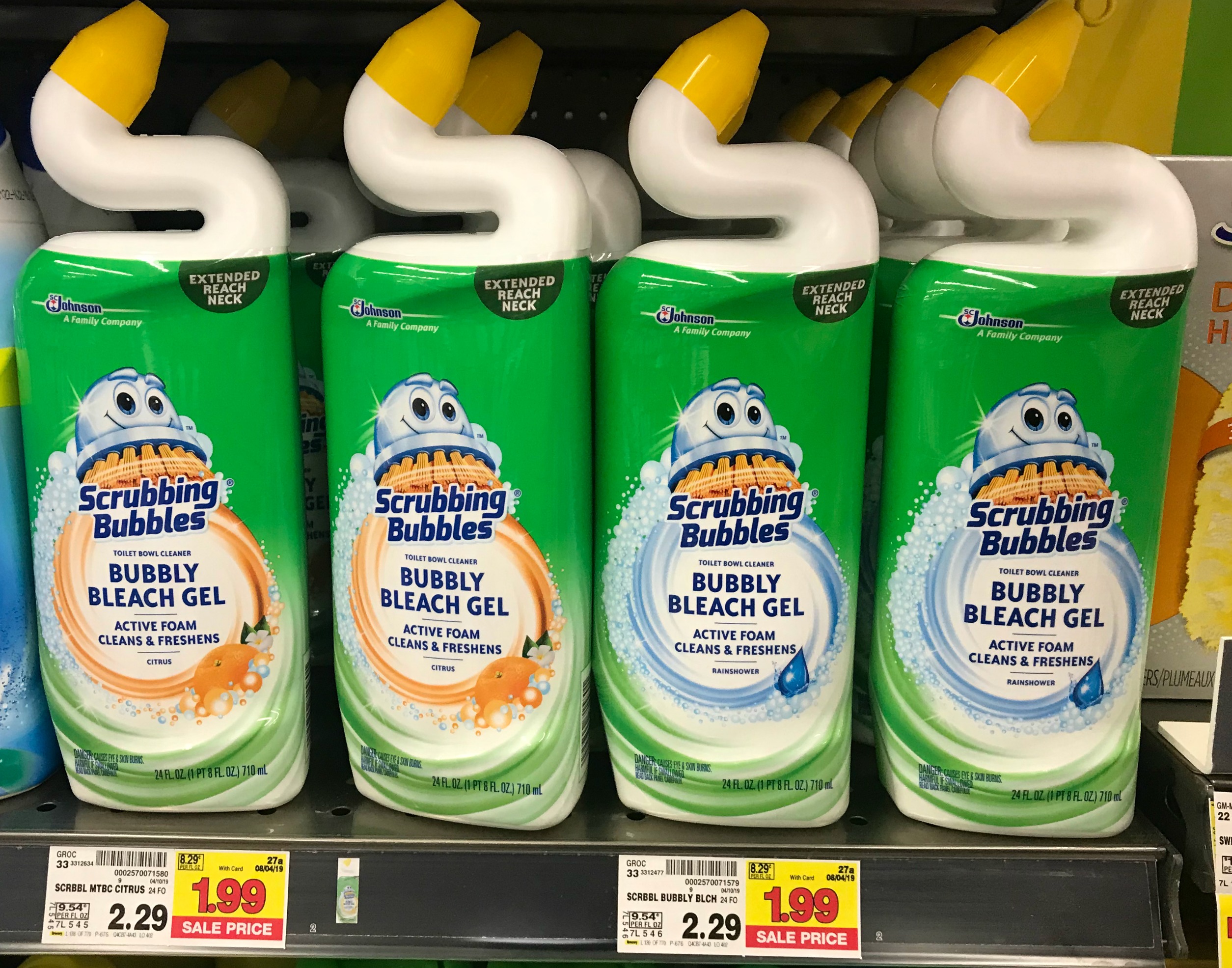 Scrubbing Bubbles Toilet Bowl Cleaner ONLY 1.24 at Kroger