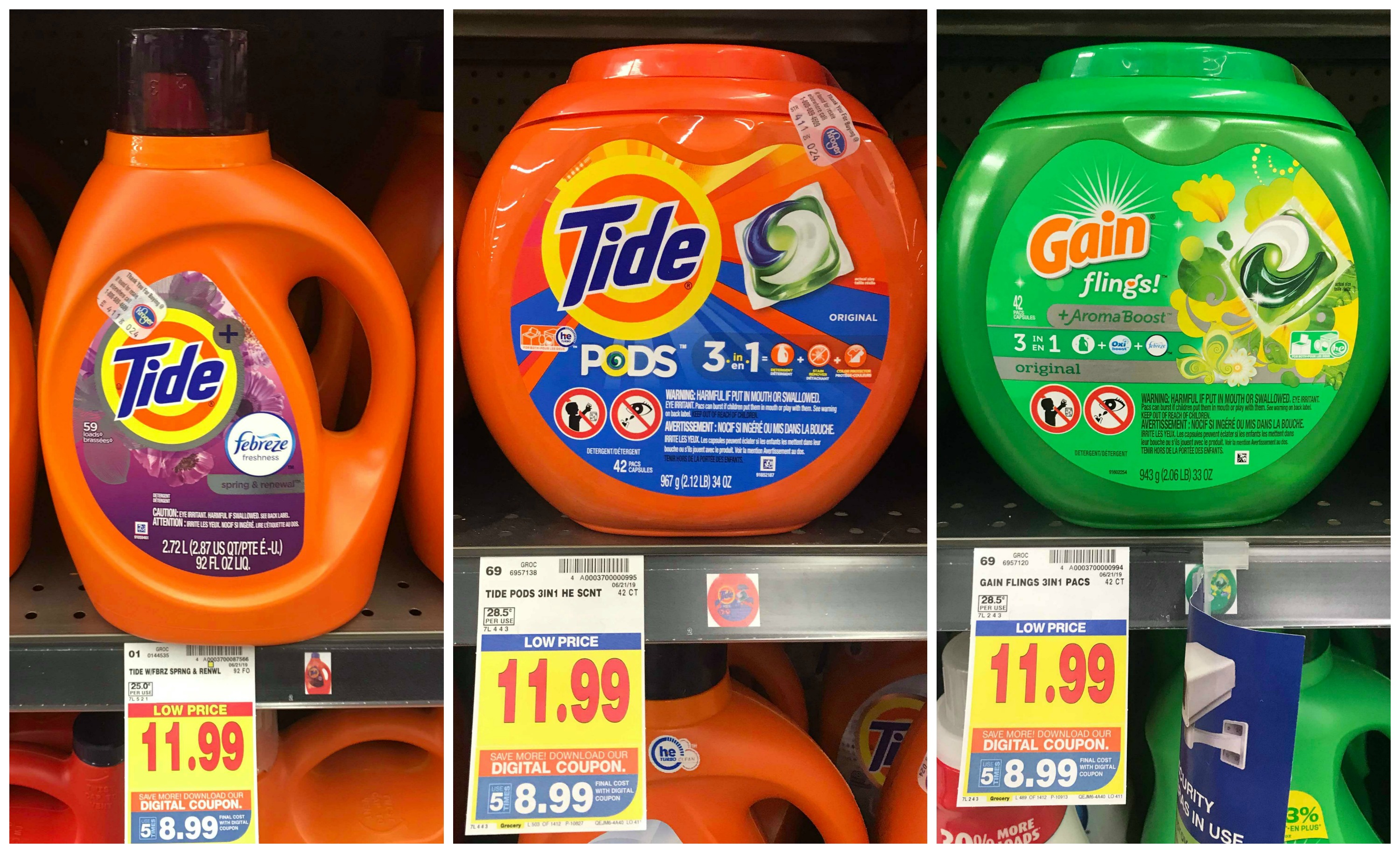 HUGE Savings on Tide, Gain, Downy and Bounce 👚👖 Laundry Items with 5X ...