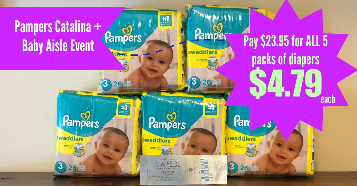 Pampers Catalina + Baby Aisle Event = BIG Savings on Diapers, Pants and ...
