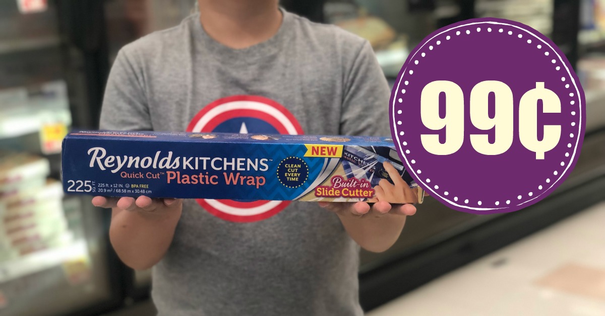 Pay ONLY $0.99 for Reynolds Kitchen Quick Cut Plastic Wrap with