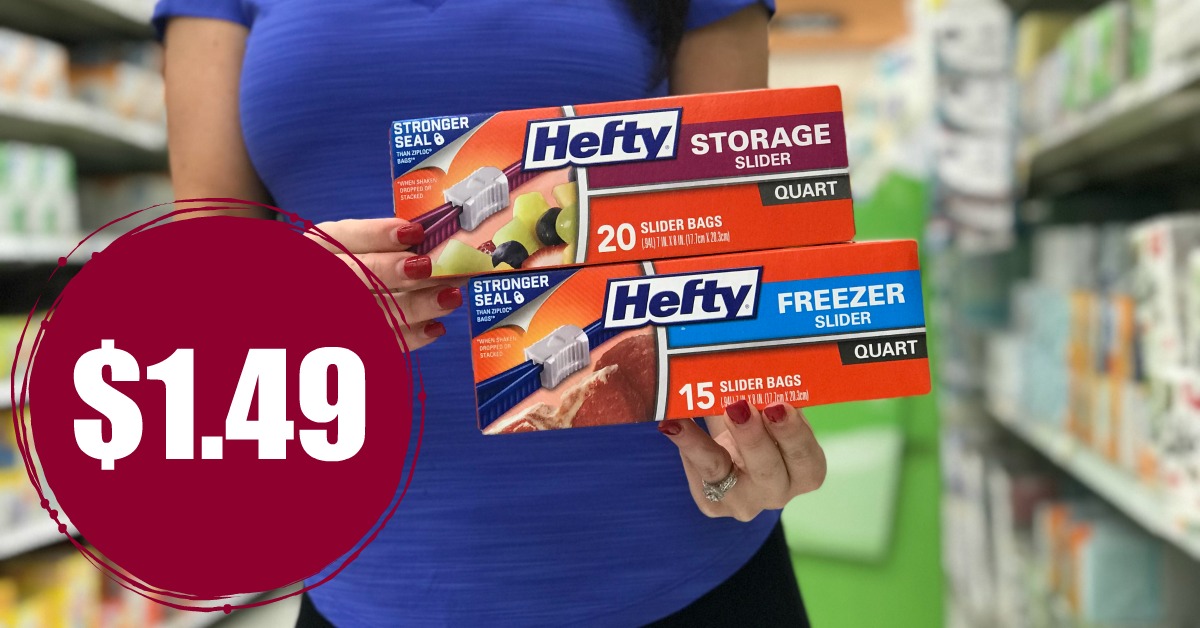 Hefty Storage and Freezer Bags ONLY $1.49 at Kroger (Reg $3.29)! - Kroger  Krazy