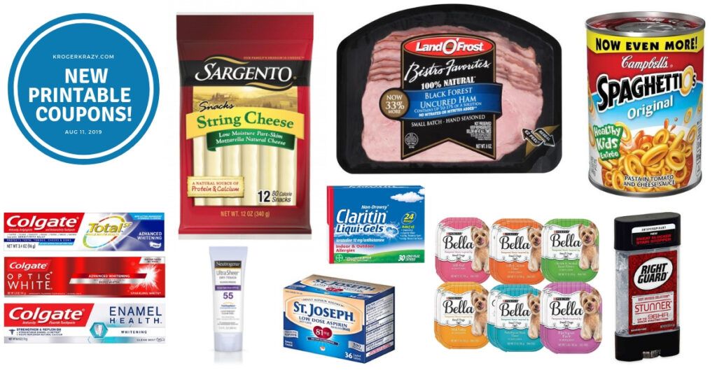 New Printable Coupons! Sargento, Claritin, Purina, Colgate, Snack ...