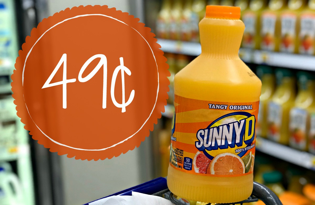 Sunny D is JUST $0.49 at Kroger! (Reg Price $1.99) | Kroger Krazy