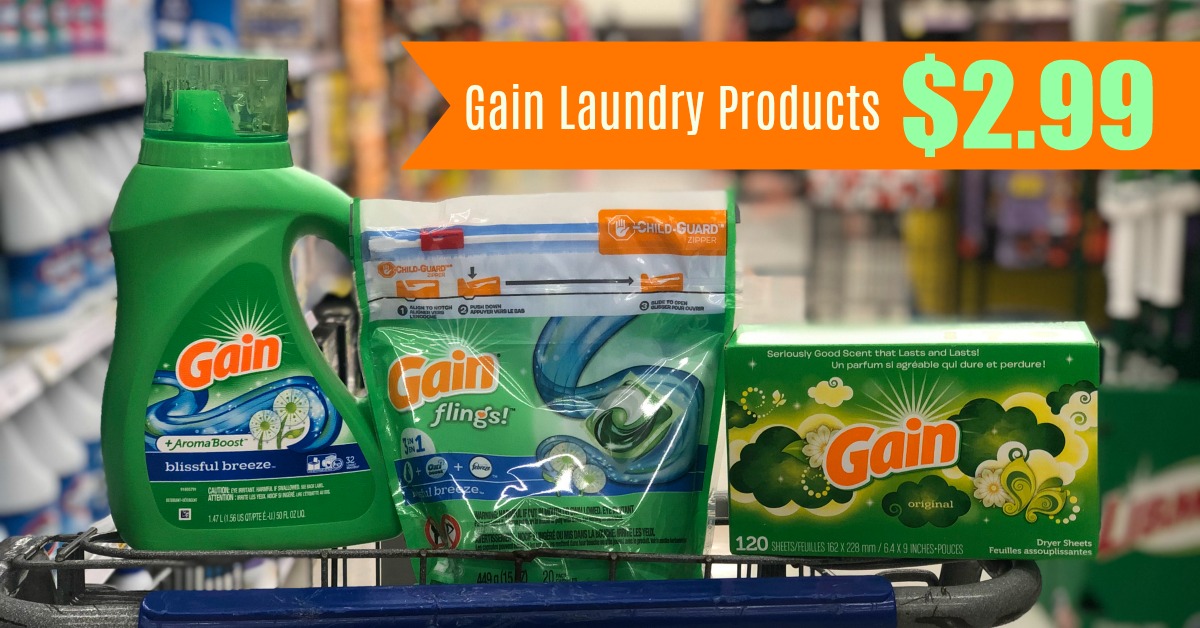 Gain Laundry Products Only 2 99 With Kroger Mega Event Kroger Krazy