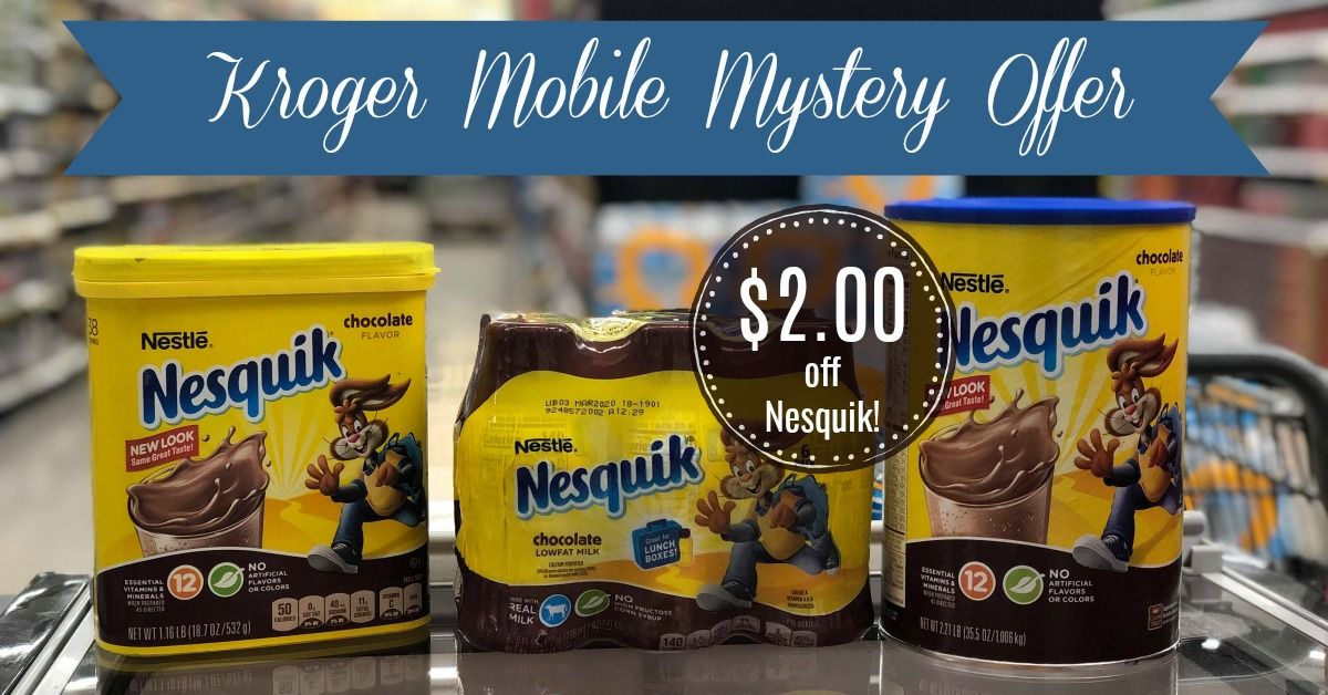 kroger mobile mystery nesquik