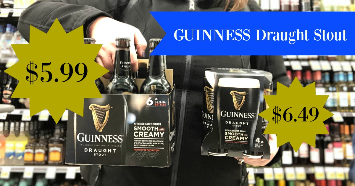 Guinness Draught Stout As Low As 5 99 At Kroger Kroger Krazy